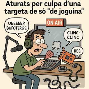 Aturats per culpa d’una targeta de sò