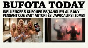 Un grup d’influencers sueques es tanca dins un agroturisme en confondre els Dimonis de Sant Antoni amb l’Apocalipsi Zombi.